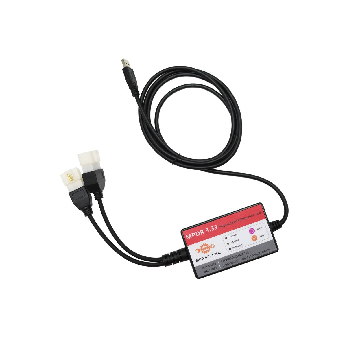 Heavy Duty Diagnostic Scanner Tool MPDR3.33  for Hitachi Excavator Truck Wheel Loader