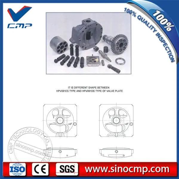 HPVO91DS HPV091DS HPV91DS Hydraulic Pump Spare Parts for Hitachi EX100-2