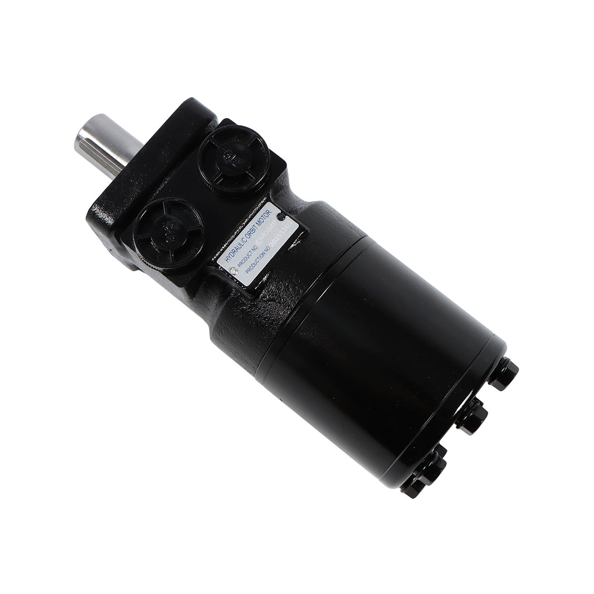 Hydraulic Motor CM084P for Buyers Products 4-Bolt Mount Type 0.25" Shaft Keyway 1/2" NPT