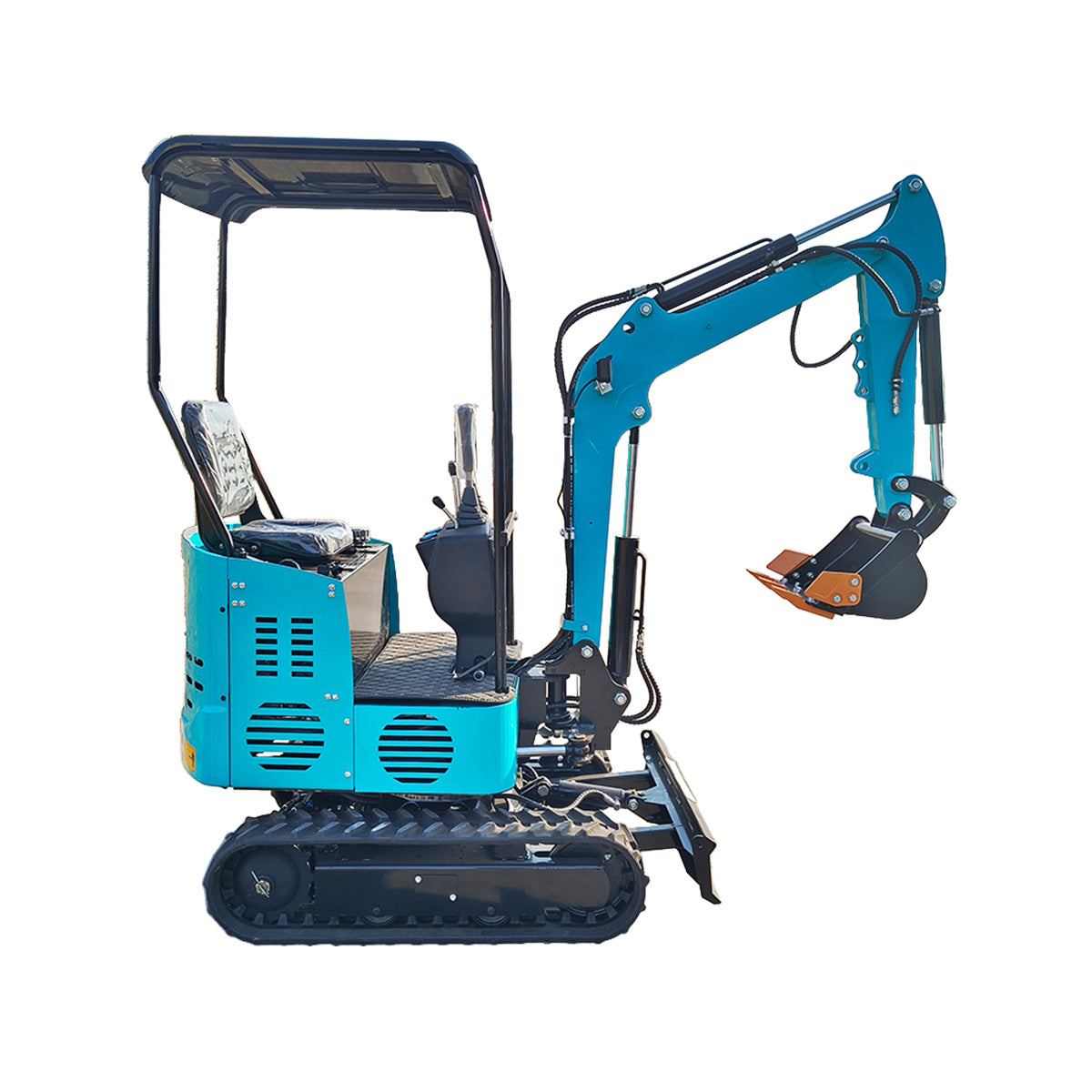 KV12-Mini-Excavator_02 1 Ton KV12 Mini Excavator with Diesel Engine