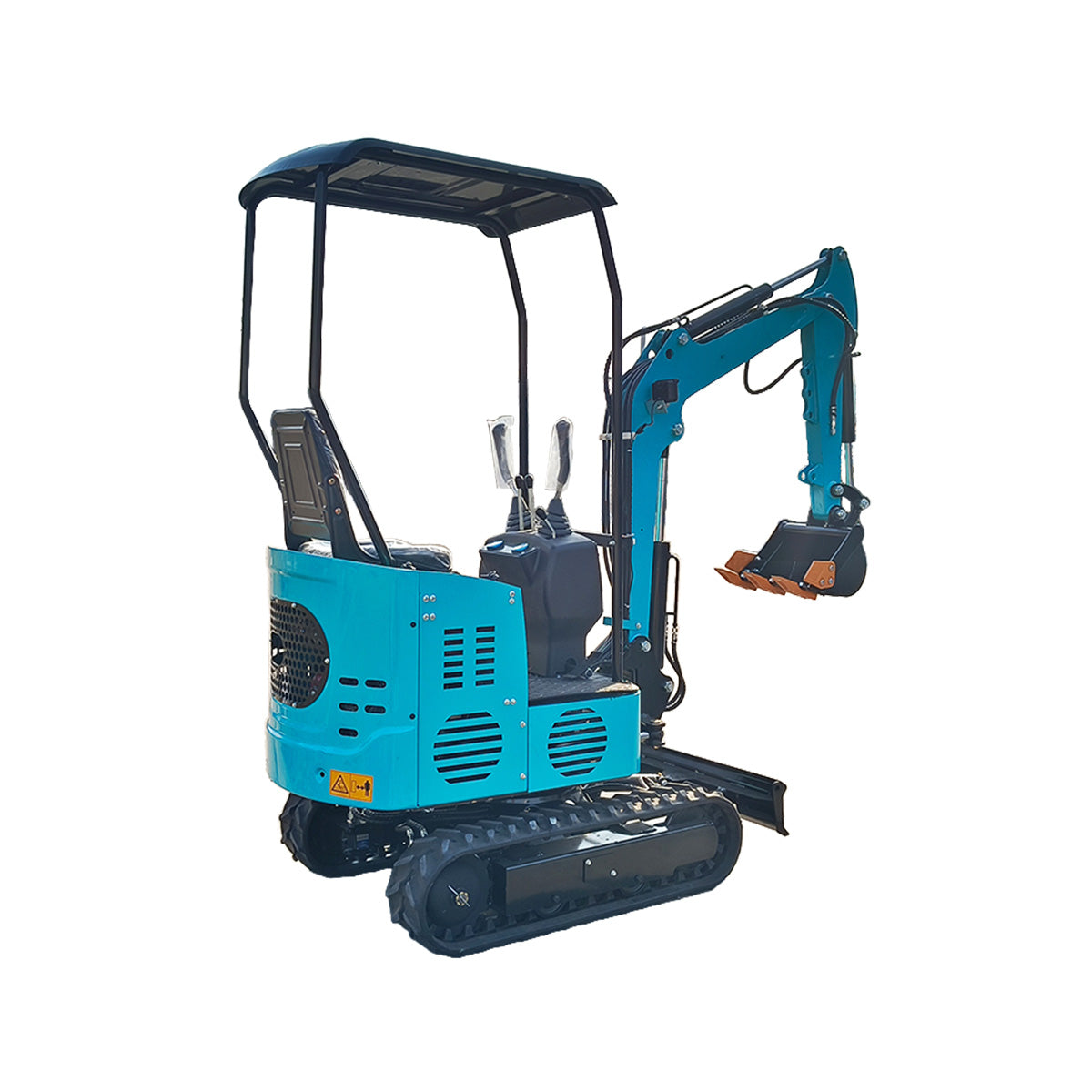 KV12-Mini-Excavator_04 1 Ton KV12 Mini Excavator with Diesel Engine