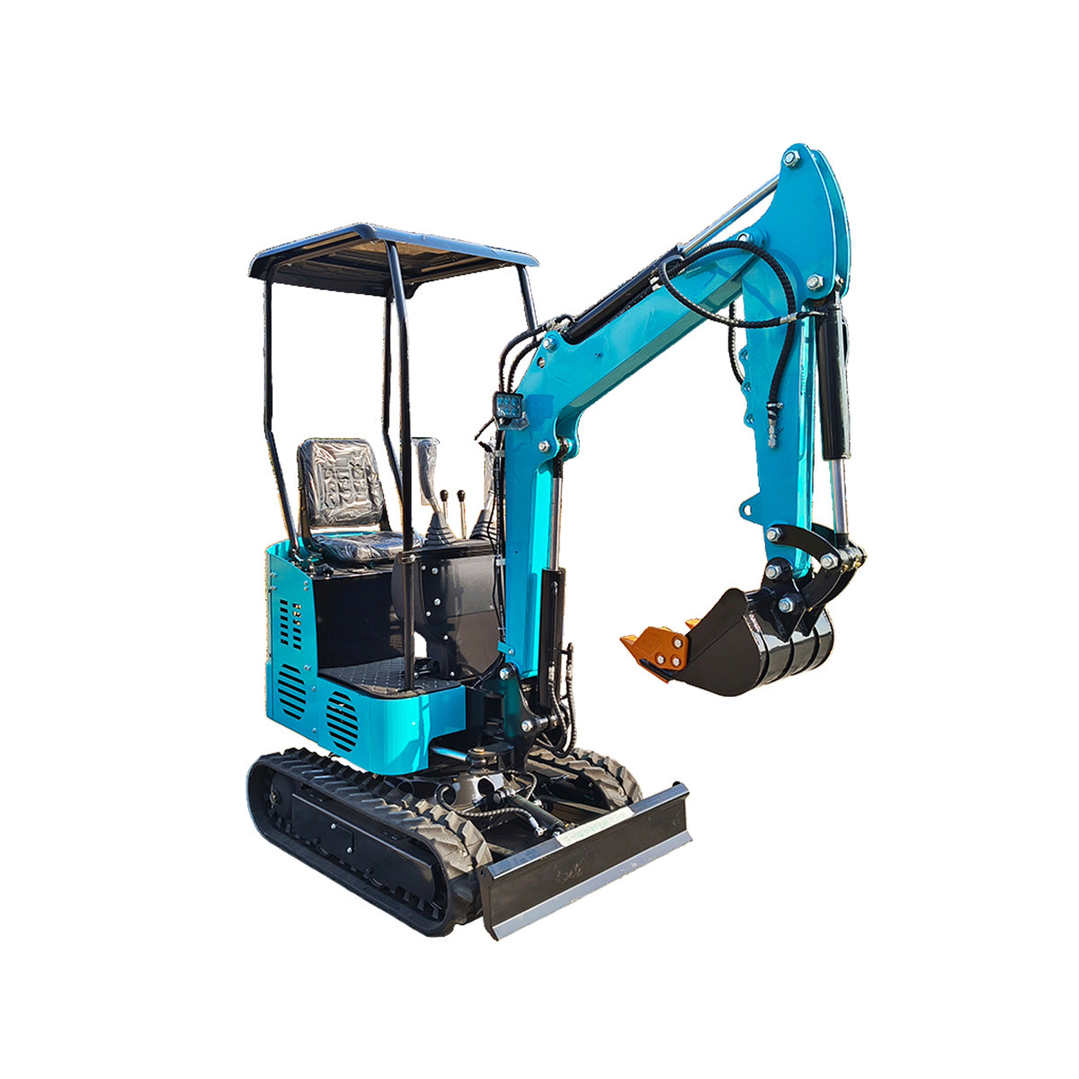 KV12-Mini-Excavator_05 1 Ton KV12 Mini Excavator with Diesel Engine