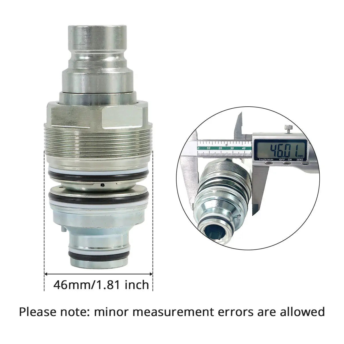 Male & Female Flat Face Coupler Kit 6679837 6680018 for Bobcat 753 763 773 863 864 883 A220 A300 A770