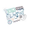 Overhaul Gasket Kit for Kubota V1501 Engine L345 L2602 L2802 L3202 Tractor