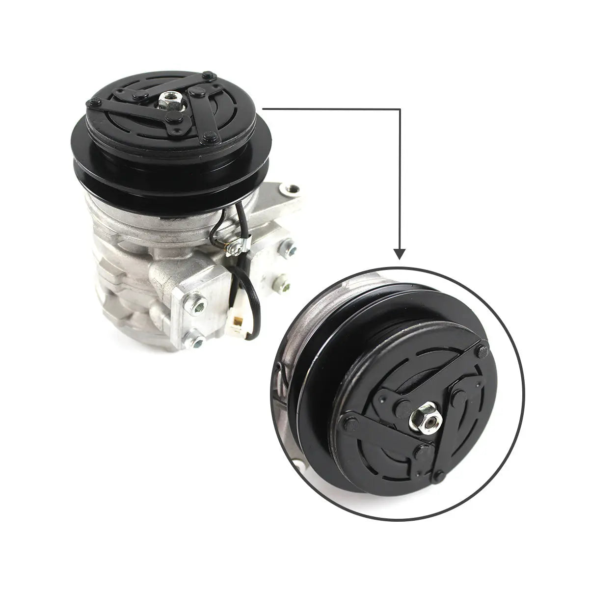 T0070-87290 AC Air Conditioning Compressor for Kubota M9000-CAB M9000DT-CAB