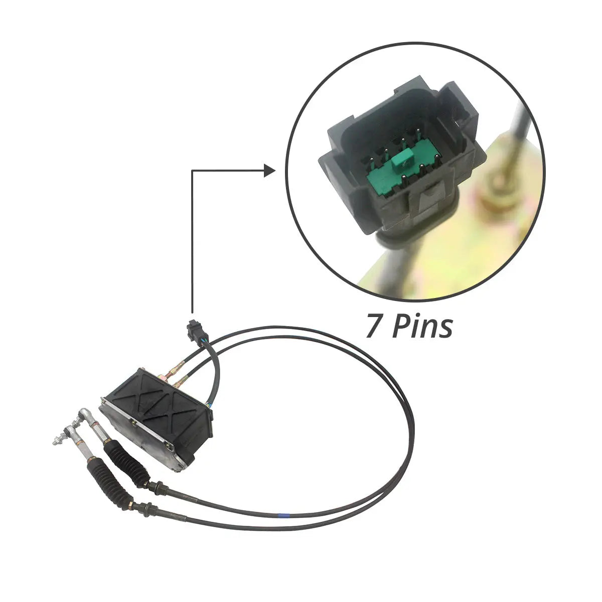 157-3177 1573177 227-5212 Throttle Motor with 2 Cables 7 Pins for CAT E320C 320D