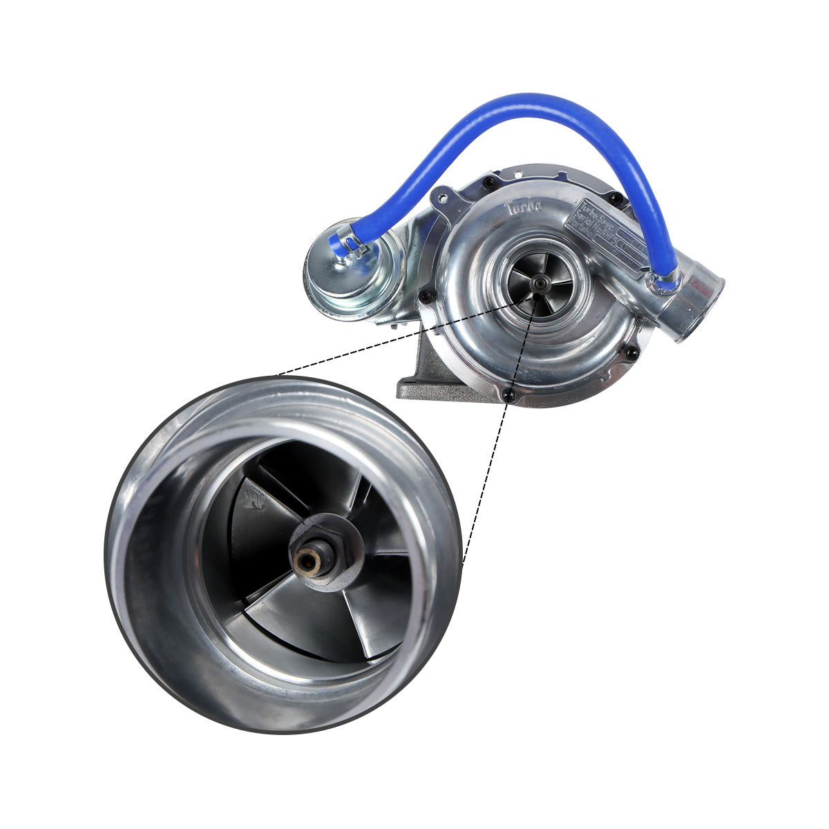 Turbo-Turbocharger-YM129935-18010-for-Yanmar-Engine-4TNV98T-Komatsu-Engine-S4D98E_02 Turbo Turbocharger YM129935-18010 for Yanmar Engine 4TNV98T Komatsu Engine S4D98E