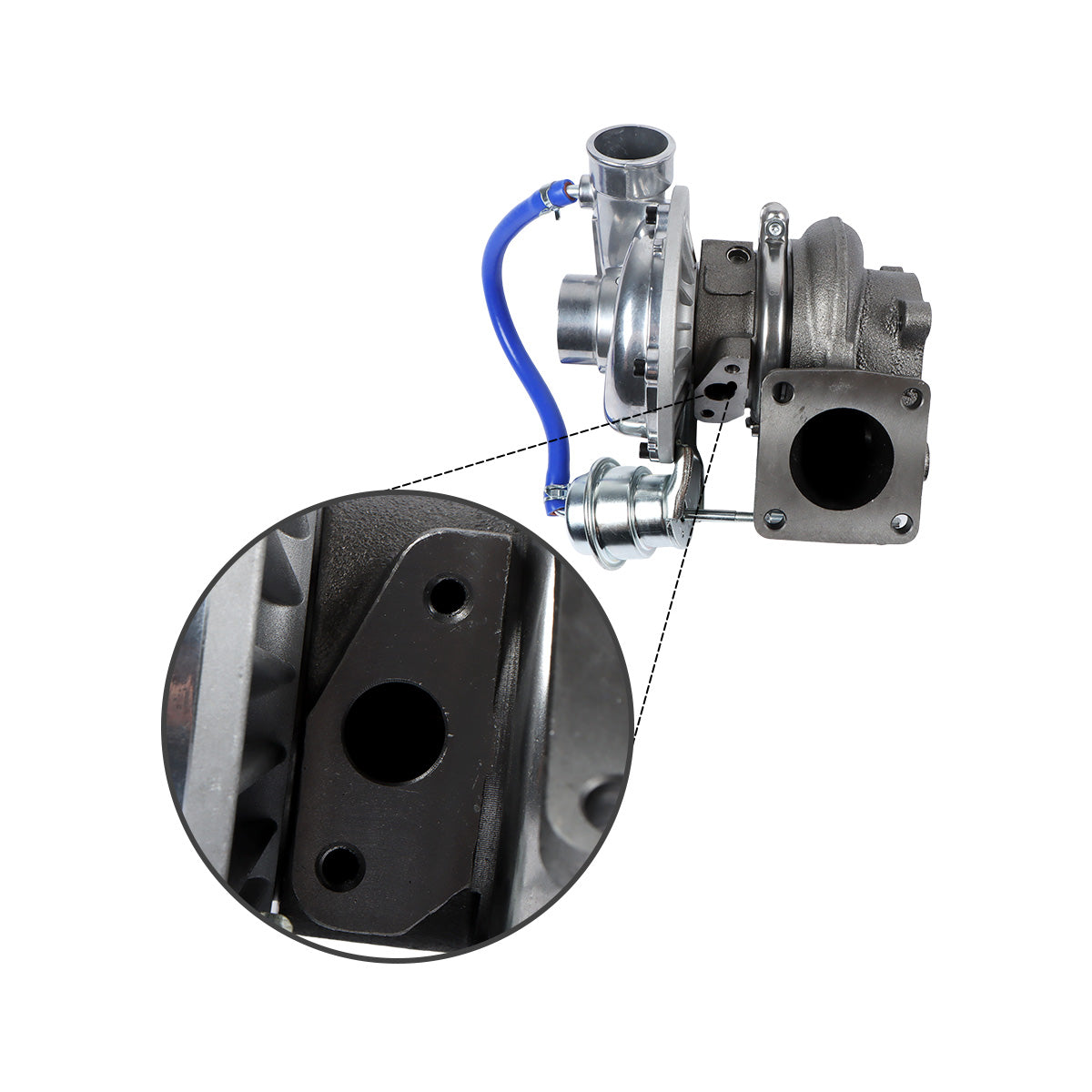 Turbo-Turbocharger-YM129935-18010-for-Yanmar-Engine-4TNV98T-Komatsu-Engine-S4D98E_03 Turbo Turbocharger YM129935-18010 for Yanmar Engine 4TNV98T Komatsu Engine S4D98E