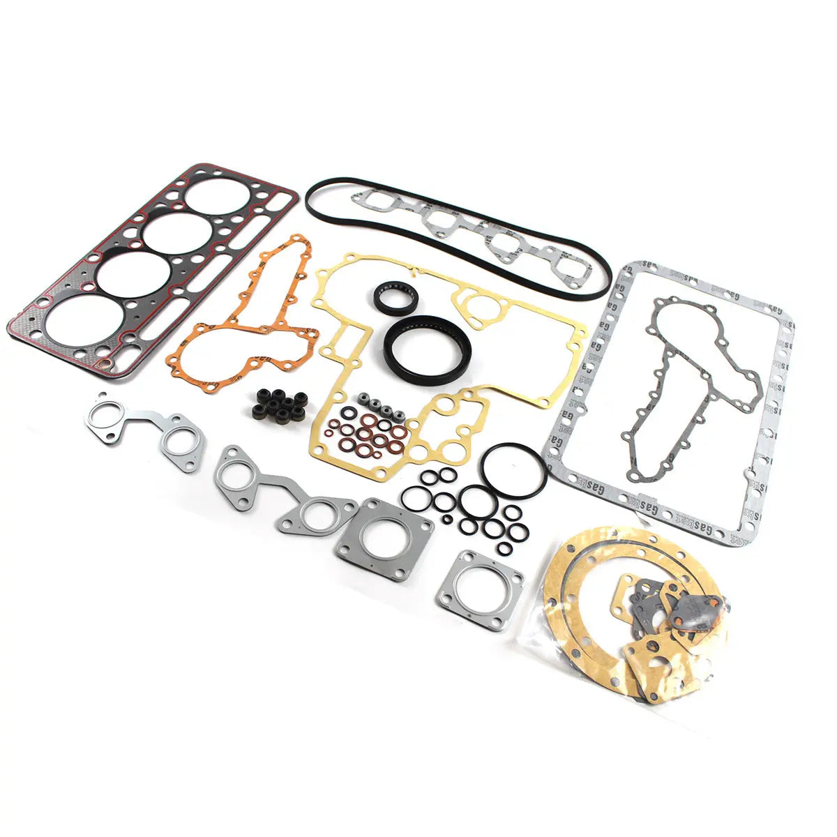 For Kubota V2203 V2203E Complete Cylinder Head+Full Gasket Kit Fits Bobcat Loader 753 763 773
