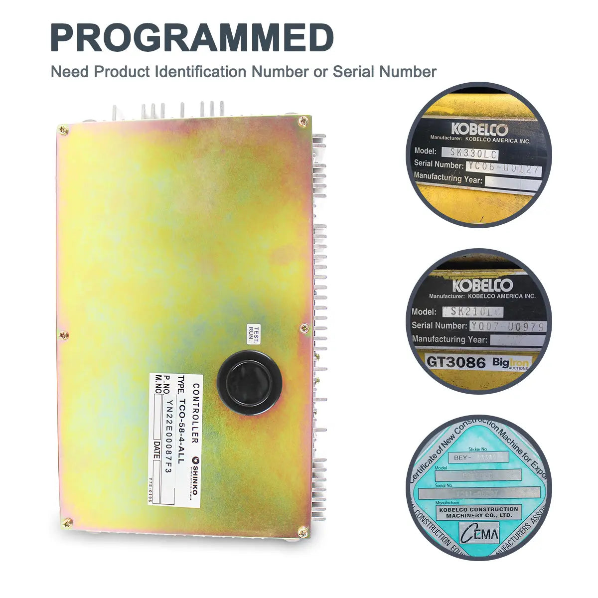 YN22E00087F3_1 YN22E00087F3 YN22E00087F1 YN22E00087F2 Kobelco SK200-6 SK230-6 Computer Board