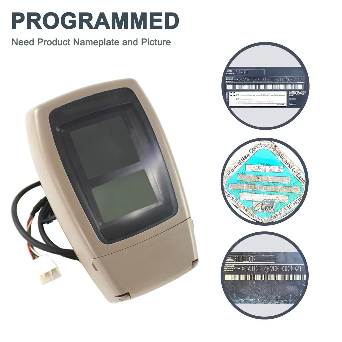 monitor-display-panel-for-caterpillar-excavator-e320c-312c-322c 157-3198 1573198 Monitor Display Panel for Caterpillar Excavator E320C 312C 322C