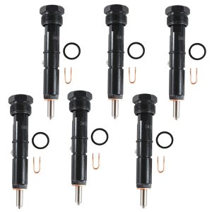 6PCS Fuel Injectors 0432133864 for Cummins 5.9L 6BT50HP Engine Dodge Ram 3500 2500 5.9L 1994-98