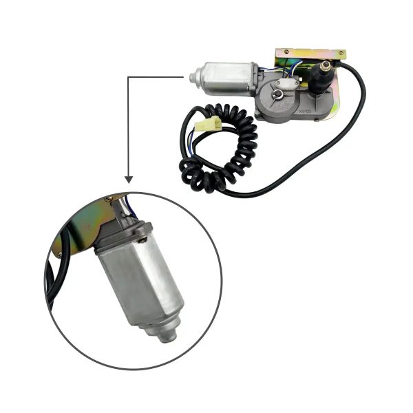 12V 538-00005A Wiper Motor for Doosan Daewoo Excavator DX15 DX18