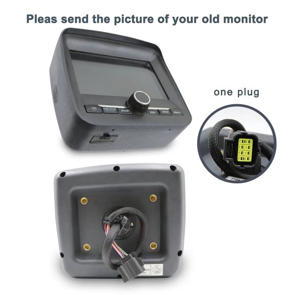 21Q6-33400_1 21Q6-33400 Monitor Cluster Gauge for Hyundai R220-9S R480-9 R-9
