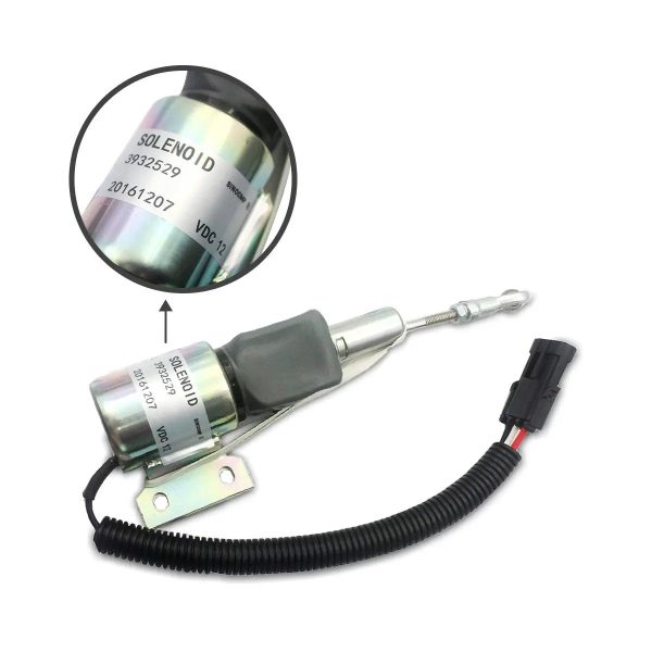 3932529 SA-4756-12 12V Stop Shut Off Solenoid Valve for Cummins 4BT/6BT Engine