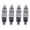 4PCS Fuel Injector 1C010-53010 for Kubota V3 V3300 V3600T V3800 Engine