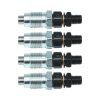 4PCS Fuel Injectors 6672405 for Bobcat Kubota V1505 V1505T Engine