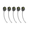 5PCS Solenoid Valve Harness Plug Connector for Kobelco Excavator SK200-8 SK200-6E