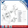 AP12 Hydraulic Pump ASS'Y Spare Parts for CAT E200B E320B Excavators