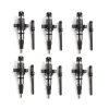 1PC/6PCS Diesel Fuel Injector with Connect Tube 0986435503 0445120255 for 2003-2004 Dodge Pick-up Ram Cummins 5.9L Engine