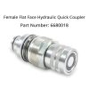 Male & Female Flat Face Coupler Kit 6679837 6680018 for Bobcat 753 763 773 863 864 883 A220 A300 A770