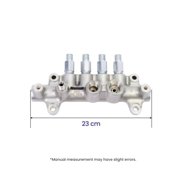 Fuel Common Rail 095440-0350 8-97306063-0 for Isuzu 4HK1 Engine Hitachi ZX200-3 ZX210-3 ZX240-3 Excavator
