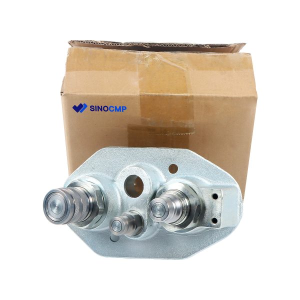 Hydraulic Flat Face Quick Coupler Block Assembly 7246784 for Bobcat Loader TL360 TL470