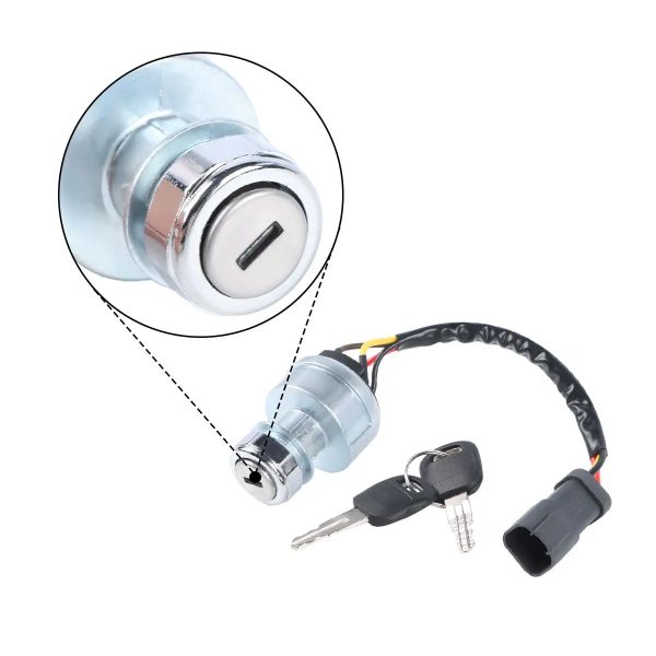 Key-Start-Switch-154-3197-for-Caterpillar-CAT-Excavator-301.8_02 Key Start Switch 154-3197 1543197 for Caterpillar CAT Excavator 301.8 304.5 Engine 3013