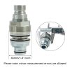 Male & Female Flat Face Coupler Kit 6679837 6680018 for Bobcat 753 763 773 863 864 883 A220 A300 A770