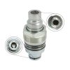 Male & Female Flat Face Coupler Kit 6679837 6680018 for Bobcat 753 763 773 863 864 883 A220 A300 A770
