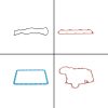 Overhaul Gasket Kit for Kubota V3800 V3800T Engine