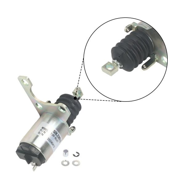 Shut Off Solenoid 139-8247 for CAT Engine C-9 C9 3126E C7 Excavator 305.5 306