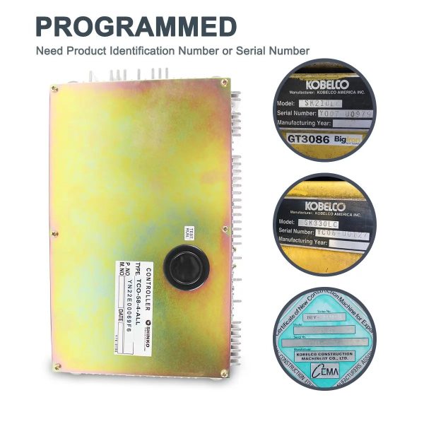 YN22E00069F6_1 YN22E00069F6 Kobelco Excavator SK210-6 SK210LC-6 Controller Panel CPU